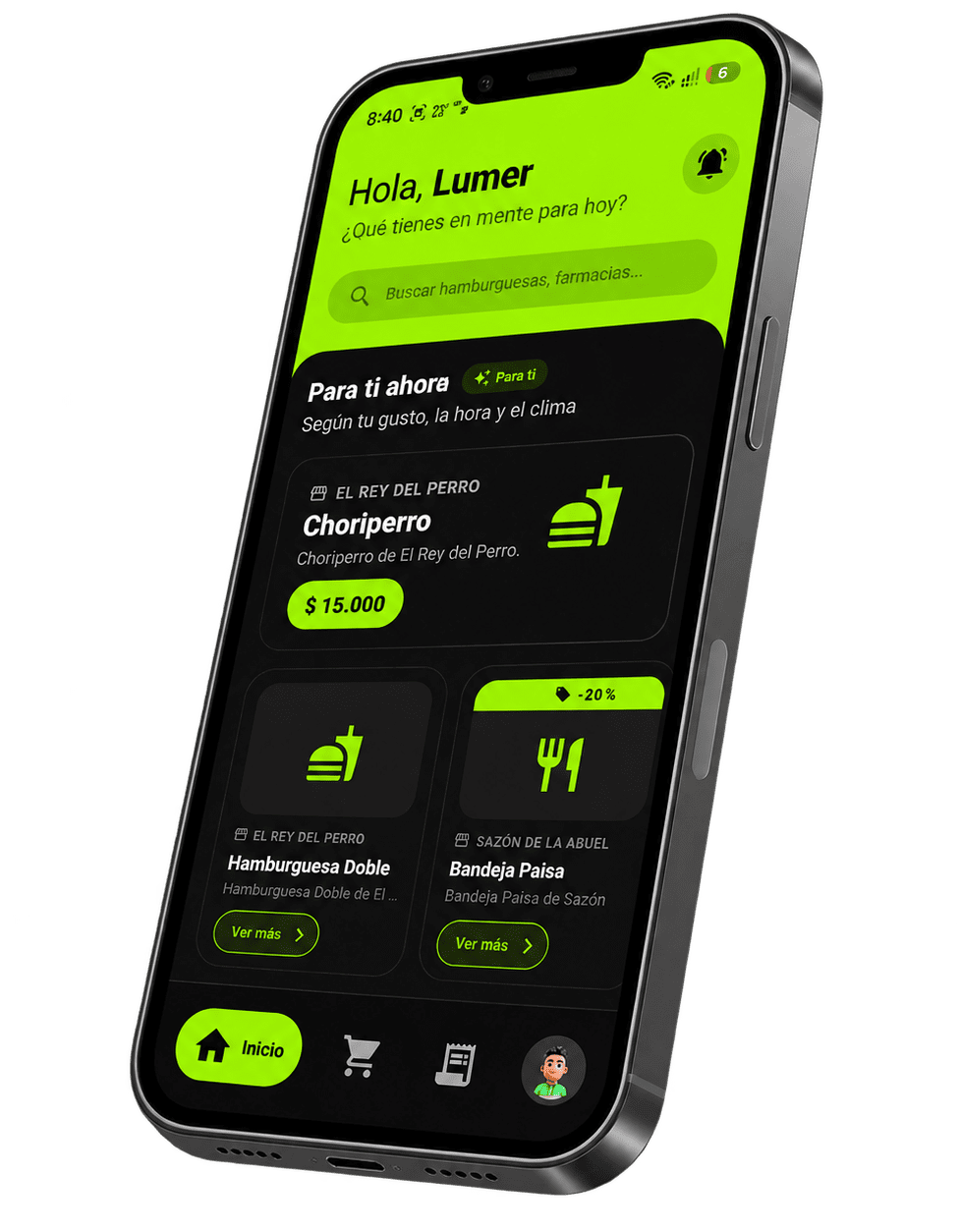 Punto App Interfaz Principal